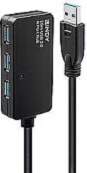 Lindy CABLE USB3 EXTENSION HUB 10M/ACTIVE