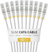 Startech 50CM GRAY SLIM CAT6 CABLE