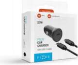 Fixed USB-C Car Charger 20W+ USB-C/USB-C
