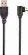 Gembird USB-A to MicroUSB, Double-Sided, Angle
