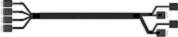 Intel Cable SFF-8611 4P Switch Cable