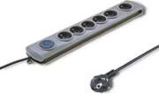Qoltec Quick Switch, 6 Sockets, 1