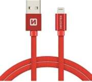 Swissten Textile Fast Charge 3A Lightning