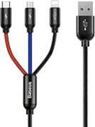 Baseus 3 in 1 Cable, USB-A