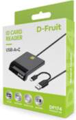 D-Fruit ID card reader USB-A/USB-C DF174