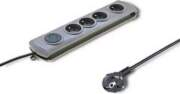 Qoltec Quick Switch, 4 Sockets, 1