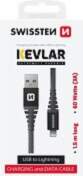Swissten Kevlar Data Cable Usb /