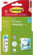 3M Command Strips Small 4pcs, white