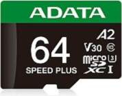 ADATA Speed Plus, microSDXC, 64GB (UD64GUI3V30A2SP-RA1)