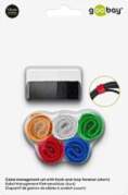 Goobay Cable management set with hook-and-loop