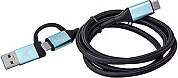 I-tec USB-C to USB-C/USB-A Cable, 1m