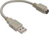 InLine USB-A to PS/2, 0.2m