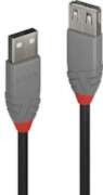 Lindy USB-A extension cable Anthra Line