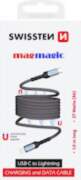 Swissten Magnetic Self-Winding USB-C / Lightning