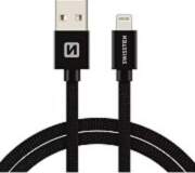 Swissten Textile Fast Charge 3A Lightning