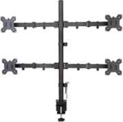 Techly Desk mount for 4 monitors