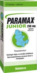VITABALANS OY PARAMAX Junior 250mg tabletes