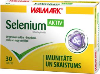 WALMARK Selenium Aktiv tabletes, 30 gab