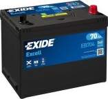 Exide Excell EB704 12V 70Ah 540A