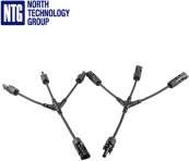 Offgridtec Three-Way MC4 Solar Panel Branch