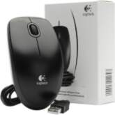 Pele Logitech B100 Optical Mouse Black