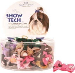 Show Tech Argyle Bows with Elastic