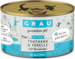 GRAU Kitten Truthahn & Forelle 200g
