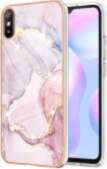 IMD Electroplating Marble Pattern TPU Phone
