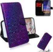 OEM Flower Pattern Leather Wallet Stand