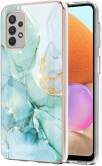 IMD Electroplating Marble Pattern TPU Phone