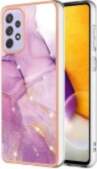 IMD Electroplating Marble Pattern TPU Phone