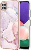 IMD Electroplating Marble Pattern TPU Phone