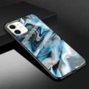 OEM Marble Texture Glass Back Case