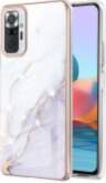 IMD Electroplating Marble Pattern TPU Phone