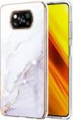 IMD Electroplating Marble Pattern TPU Phone