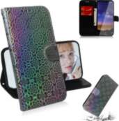 OEM Flower Pattern Leather Wallet Stand