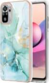 IMD Electroplating Marble Pattern TPU Phone