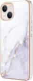 IMD Electroplating Marble Pattern TPU Phone
