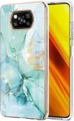 IMD Electroplating Marble Pattern TPU Phone