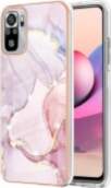 IMD Electroplating Marble Pattern TPU Phone