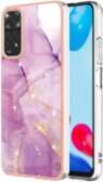 IMD Electroplating Marble Pattern TPU Phone