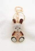 OEM Rabbit Bag Keychain - Brūns