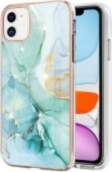 IMD Electroplating Marble Pattern TPU Phone