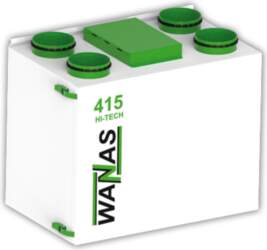 WANAS 415V rekuperators(Basic+V2 remore control)