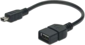 Adapteris Assmann Cable USB / USB-mini
