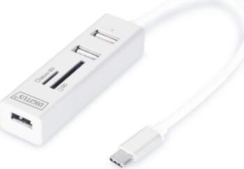 Adapteris Digitus USB-C - 3 x
