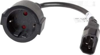 Adapteris Lanberg IEC C14 / Schuko
