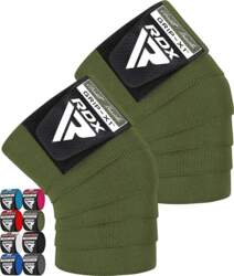 Pārsēji RDX Knee Wraps, Universāls, melna