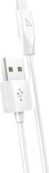 Vads Hoco, USB Type C/USB, balta