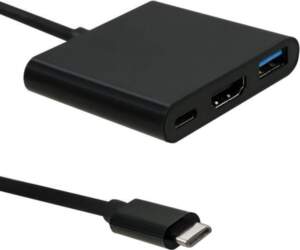 Vads Qoltec USB-C, USB-C / HDMI